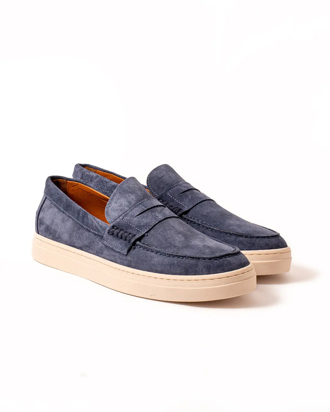 Noel - Navy Blue Suede