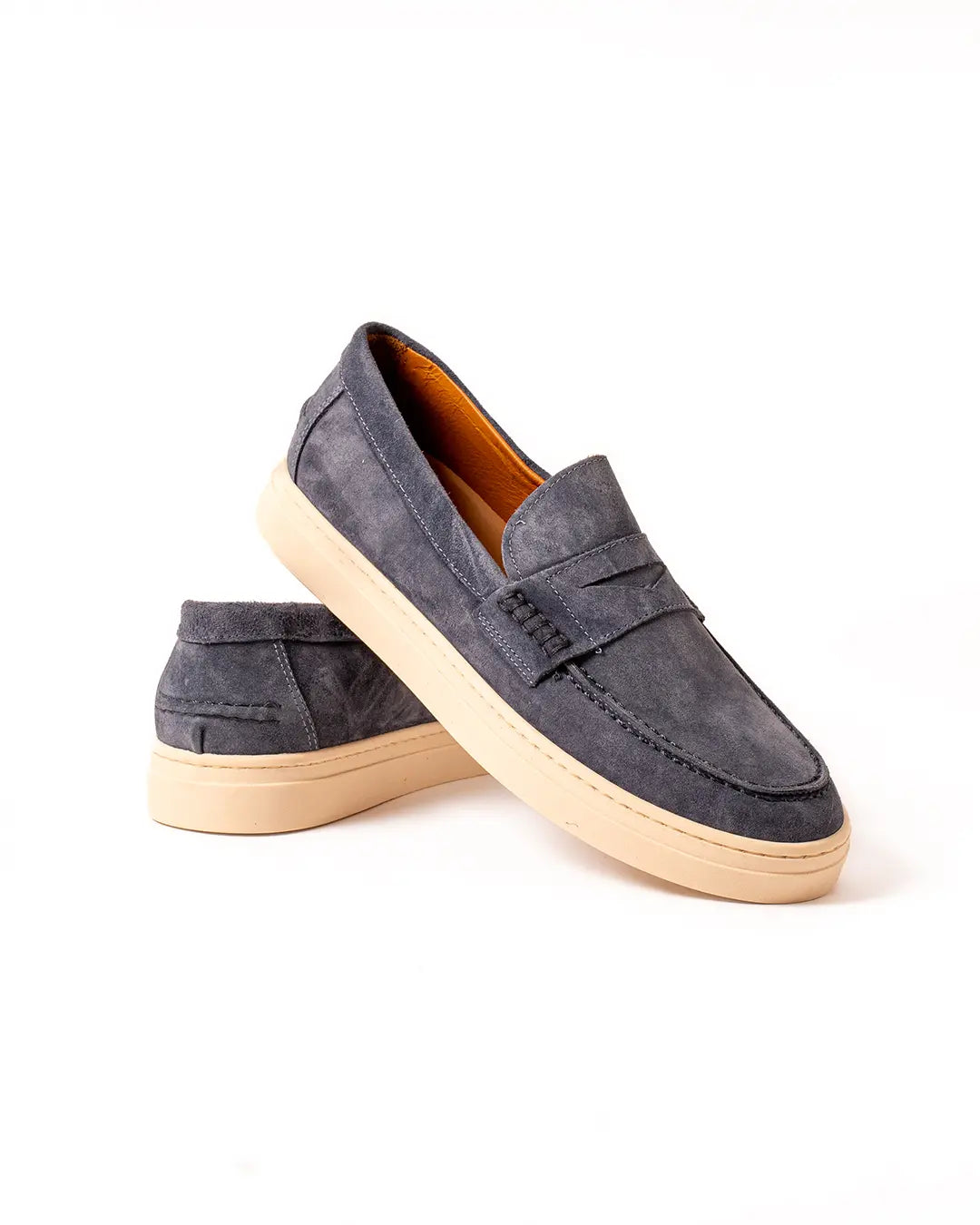 Noel - Navy Blue Suede