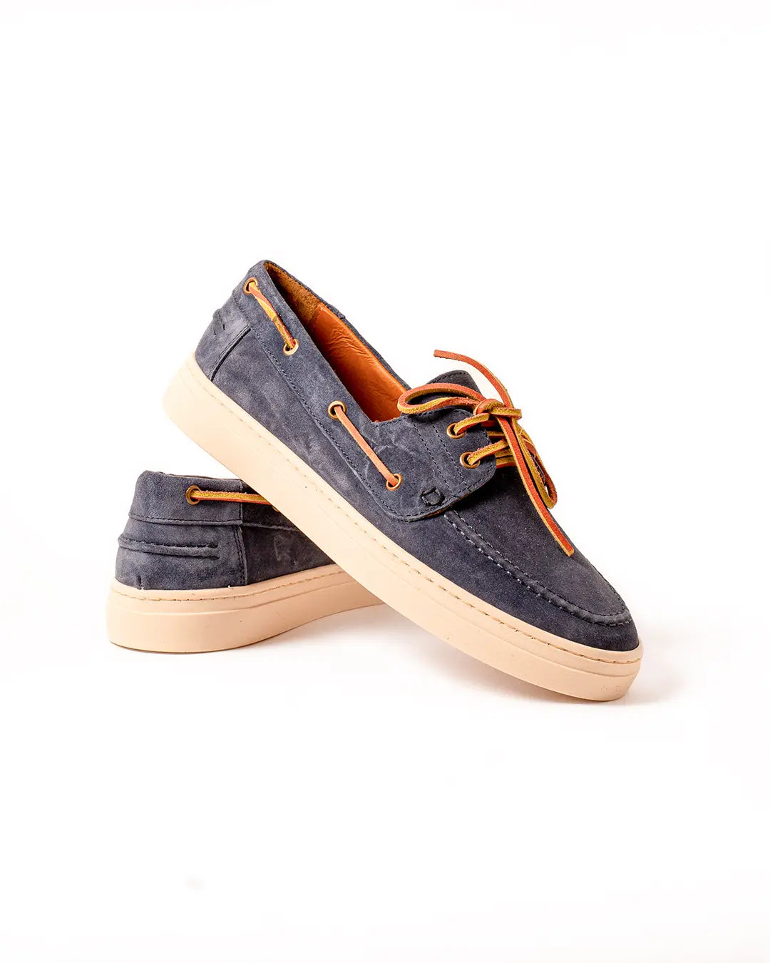 Theo - Navy Blue Suede