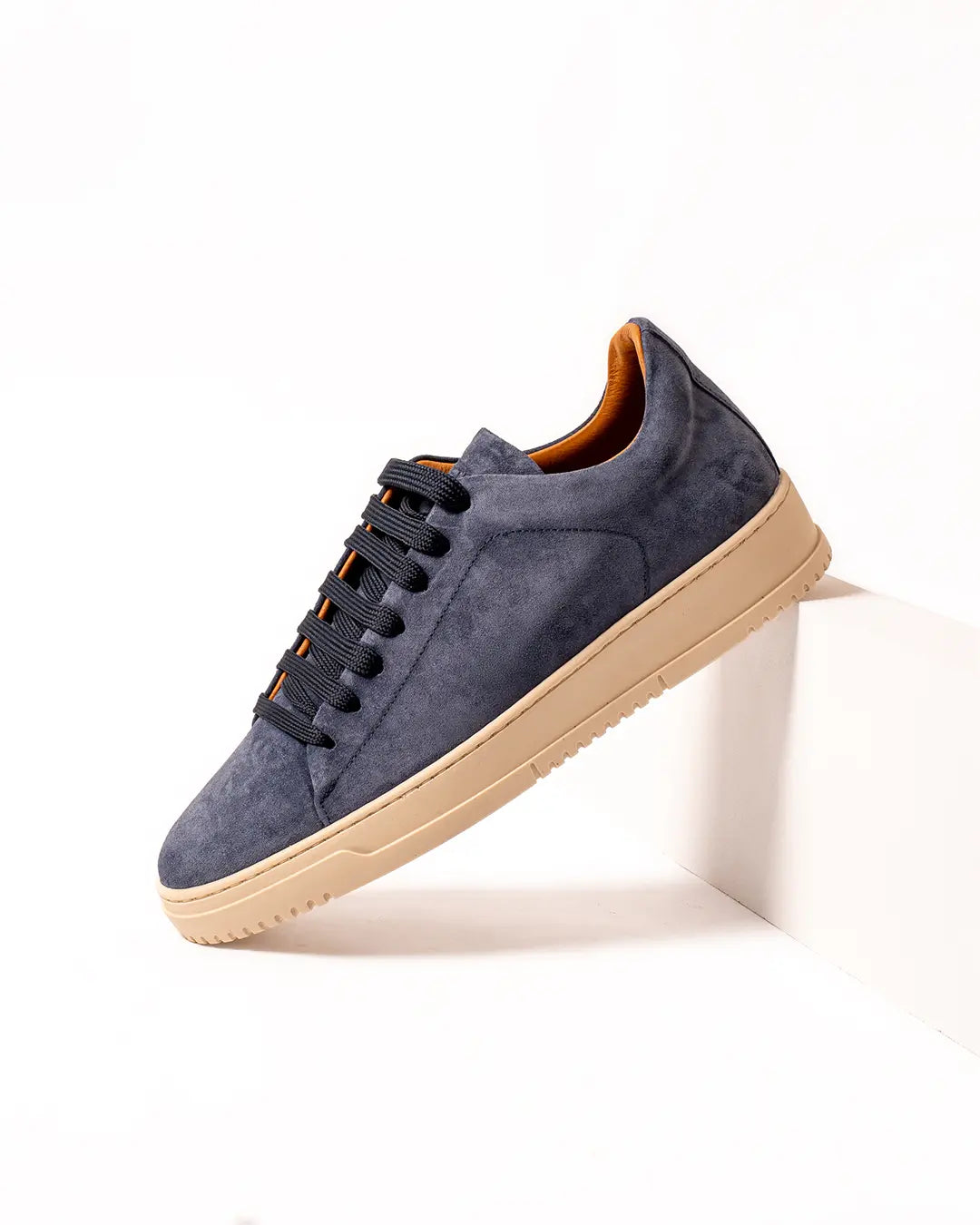 Alex - Navy Blue Suede