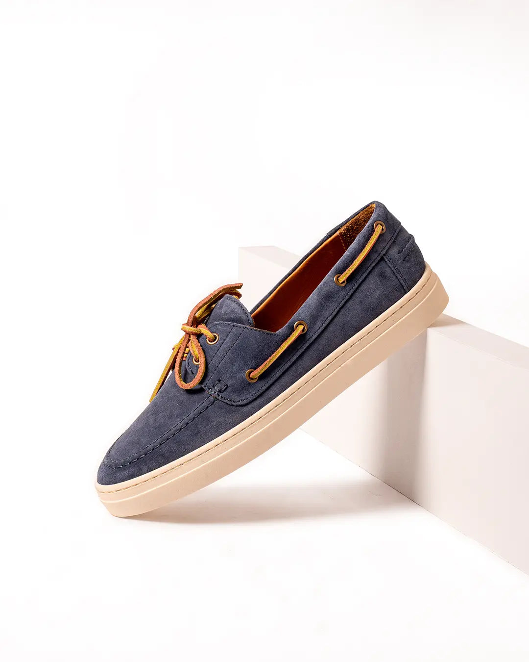 Theo - Navy Blue Suede