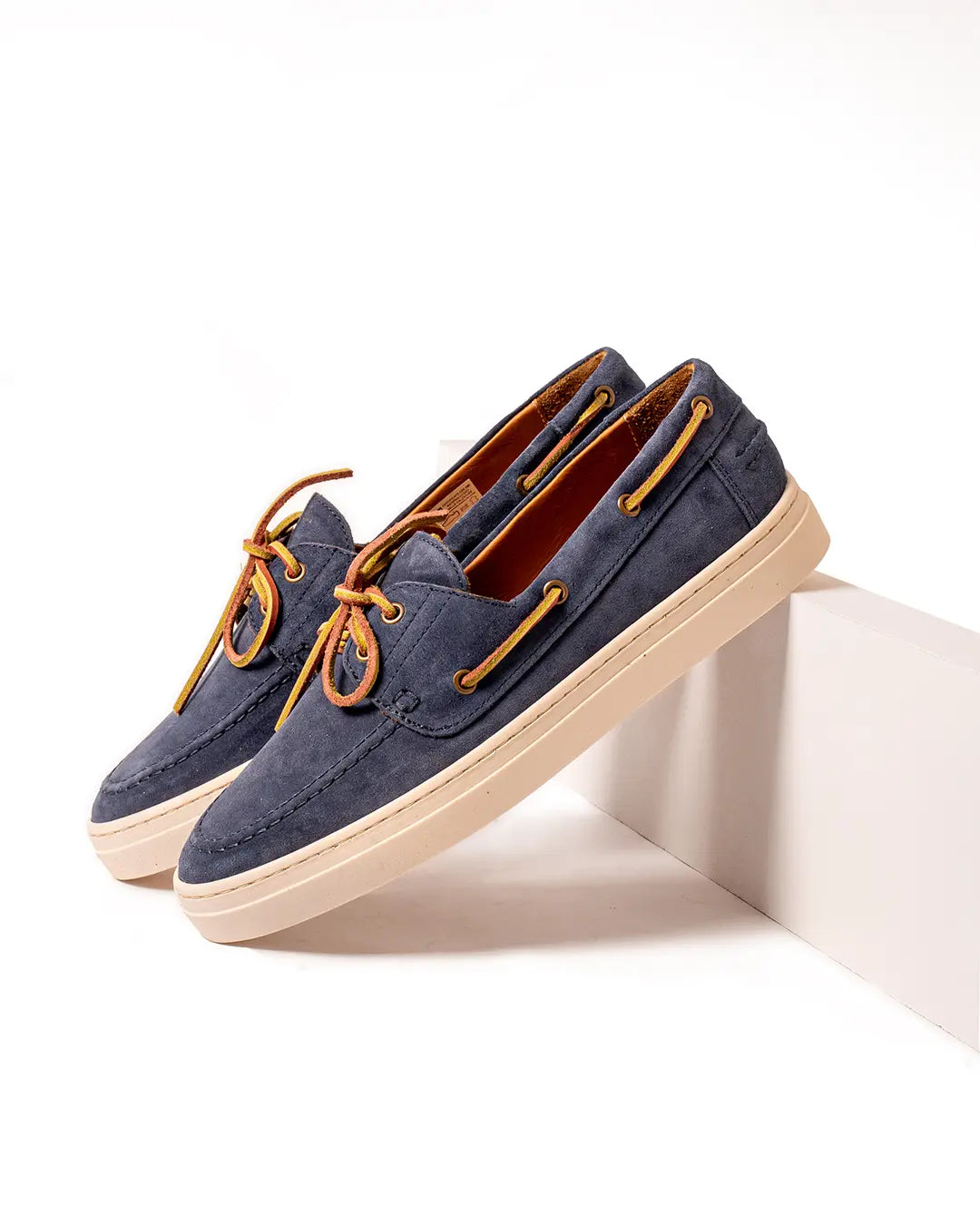 Theo - Navy Blue Suede