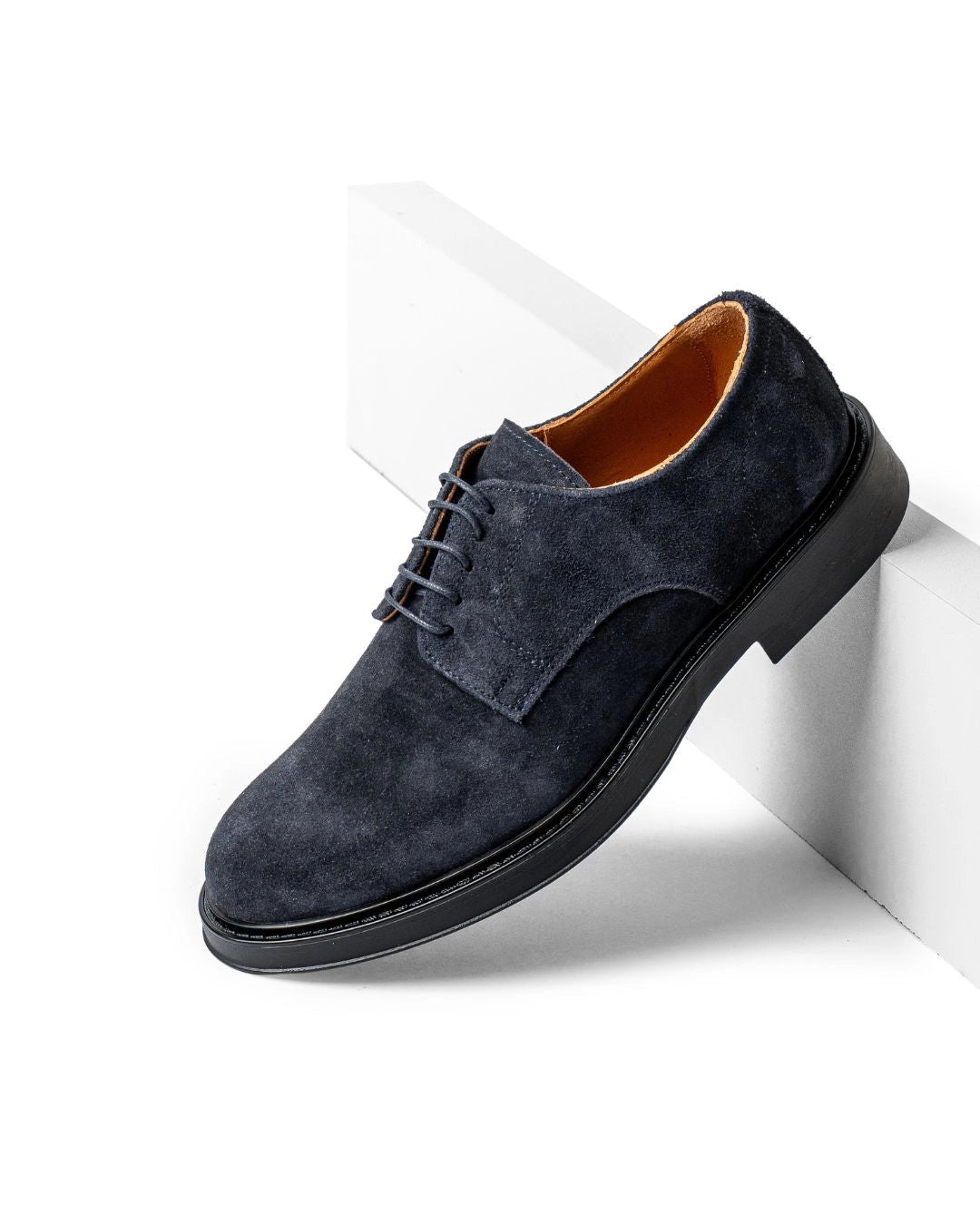 Derby - Denim Suede