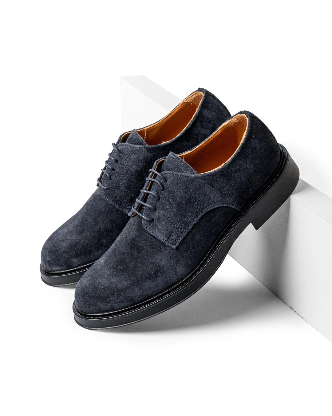 Derby - Denim Suede